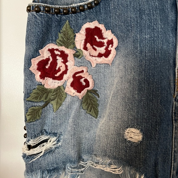 Free People Embroidered Mini Skirt - Picture 4 of 7